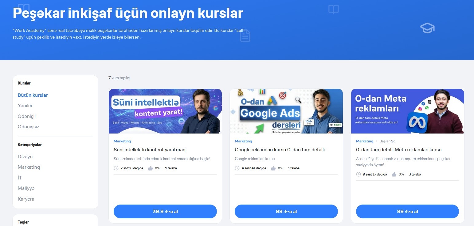 Niyə onlayn kurslar ən yaxşı investisiyadır?